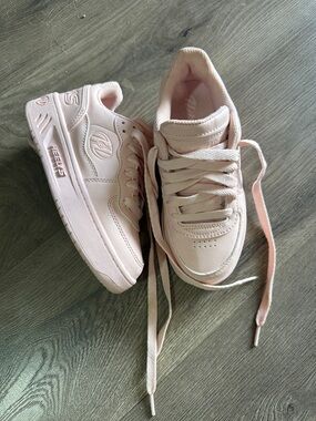 Skechers Kids Pink Lace-Up Low-Top Heelys